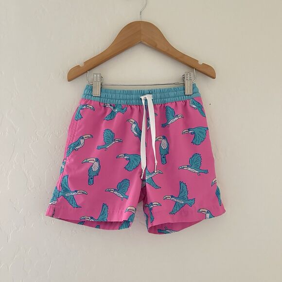Chubbies Swim Trunks Youth Size XS 6/7 Toucan Do Its Boys Kids - Picture 1 of 6